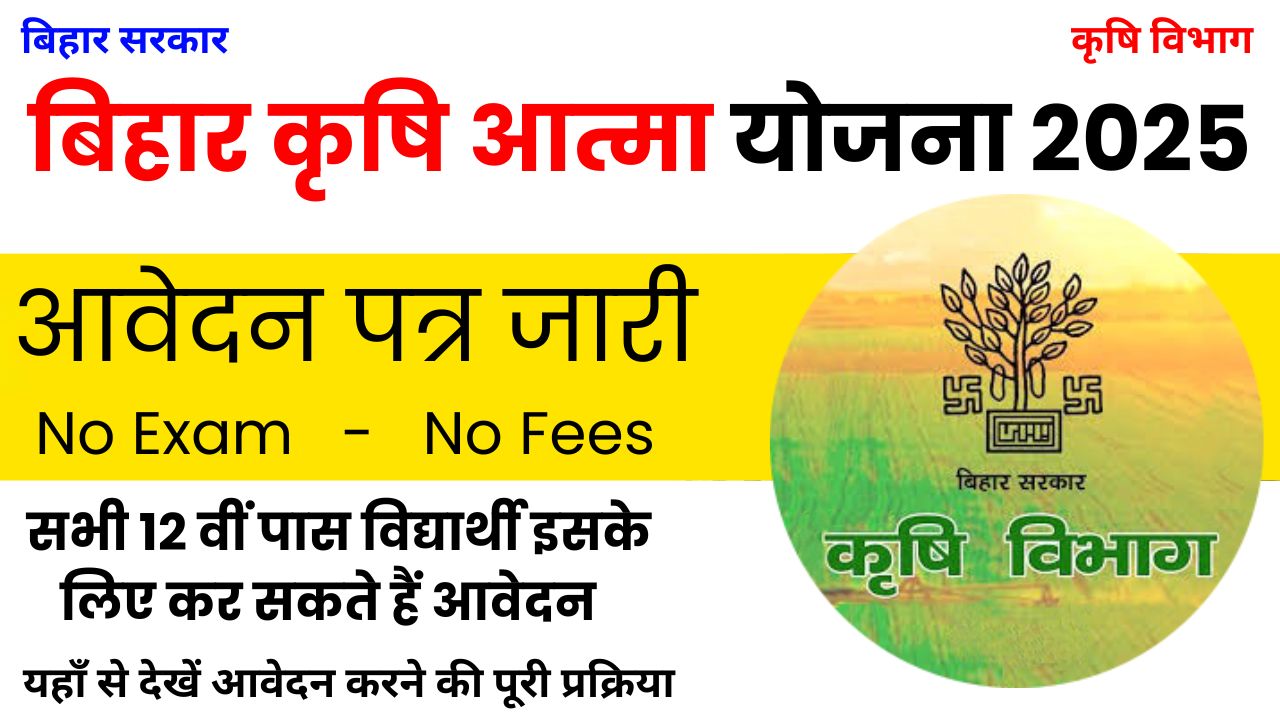 Bihar Krishi Atma Yojna Bharti 2025