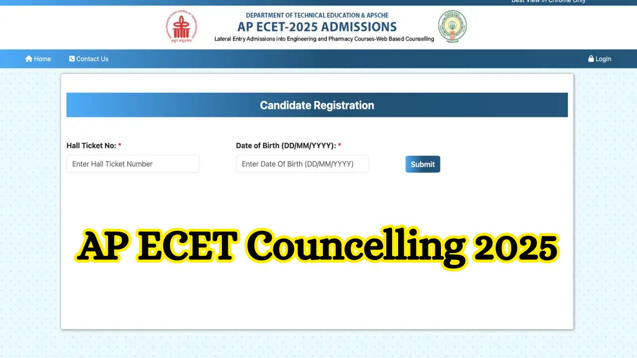 AP ECET Councelling 2025