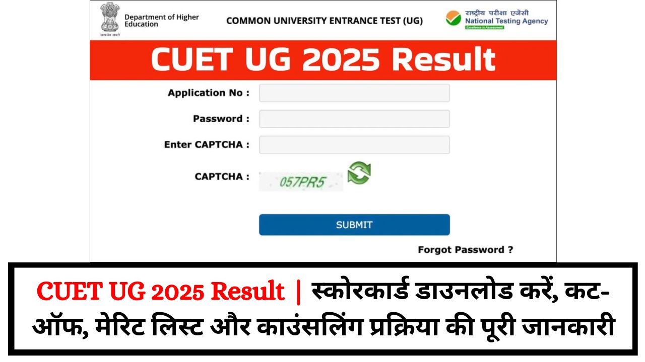 CUET UG 2025 Result