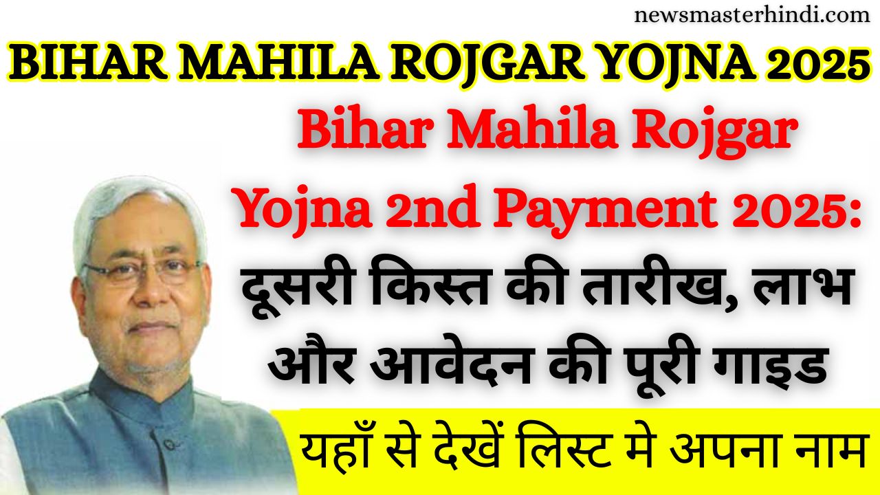 Bihar Mahila Rojgar Yojna 2nd Payment 2025