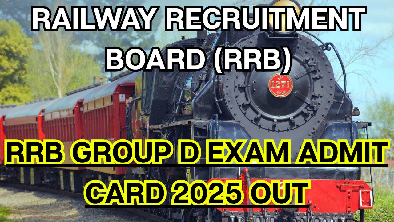 RRB Group D Exam Admit Card 2025