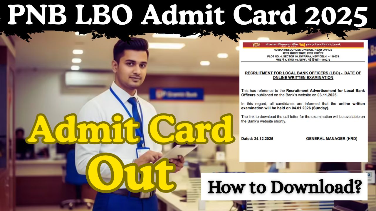 PNB LBO Admit Card 2025