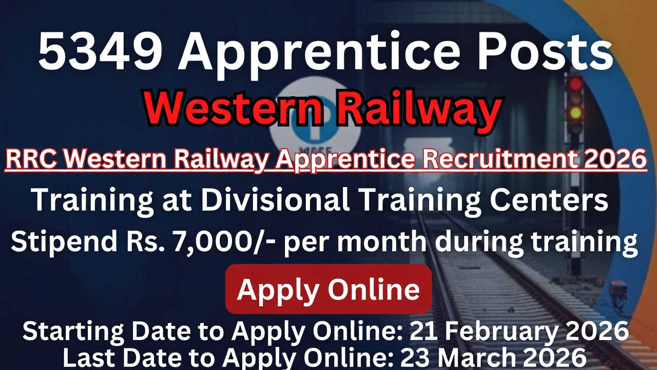 RRC WR Apprentice Recruitment 2026