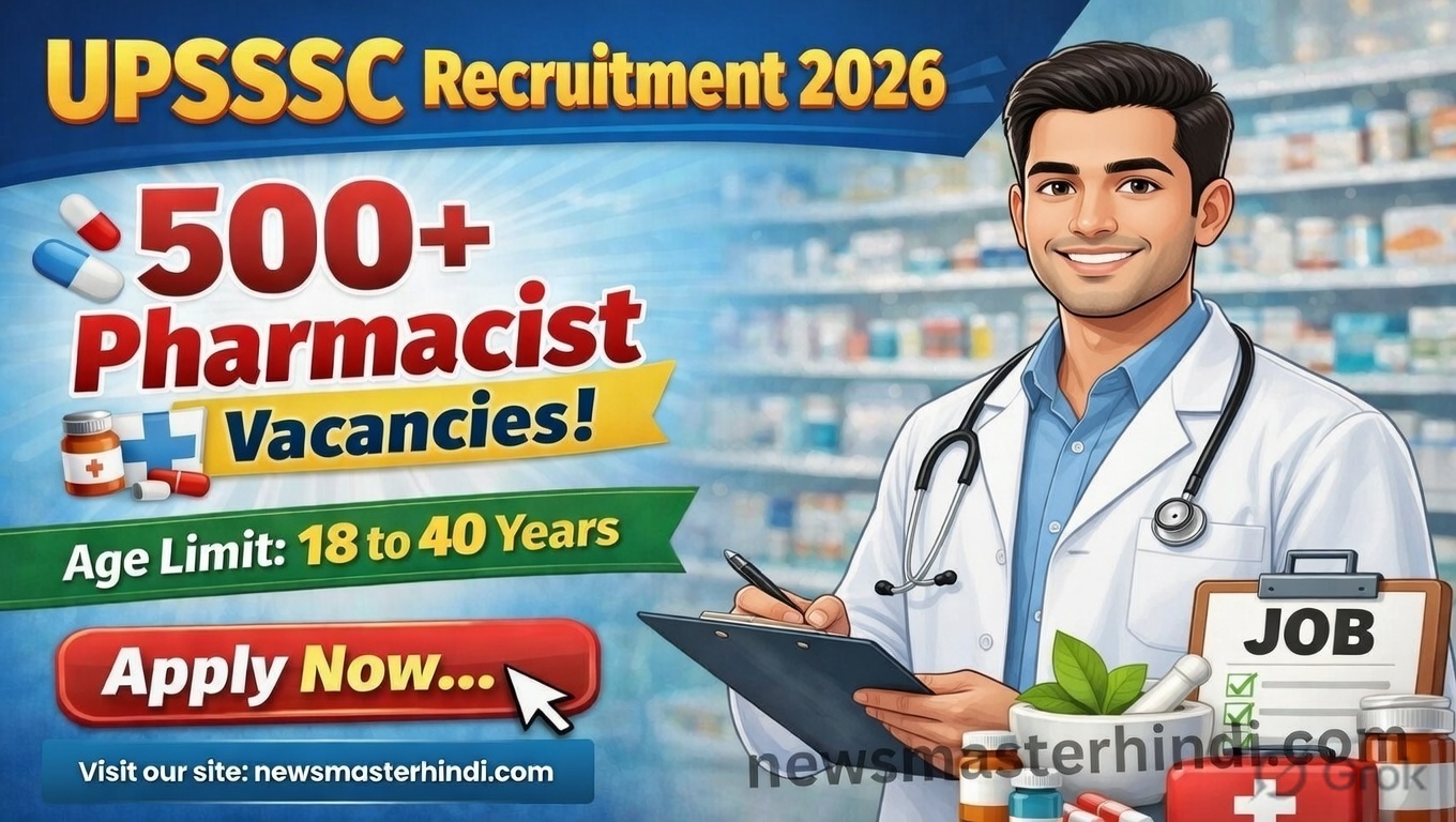 UPSSSC Pharmacist Recruitment 2026